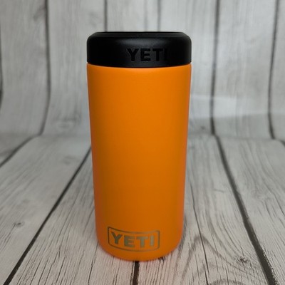 YETI Rambler COLSTER Slim Can Insulator Coolie Limited Edition KING CRAB ORANGE