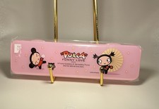 Raro Estuche de Lápices de Plástico Pucca Funny Love Nuevo De Colección Caja de Lápices
