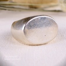 UNO DE 50 - Ring Silberfarben / Versilbert Gr. 62 / 19,7mm Vintage