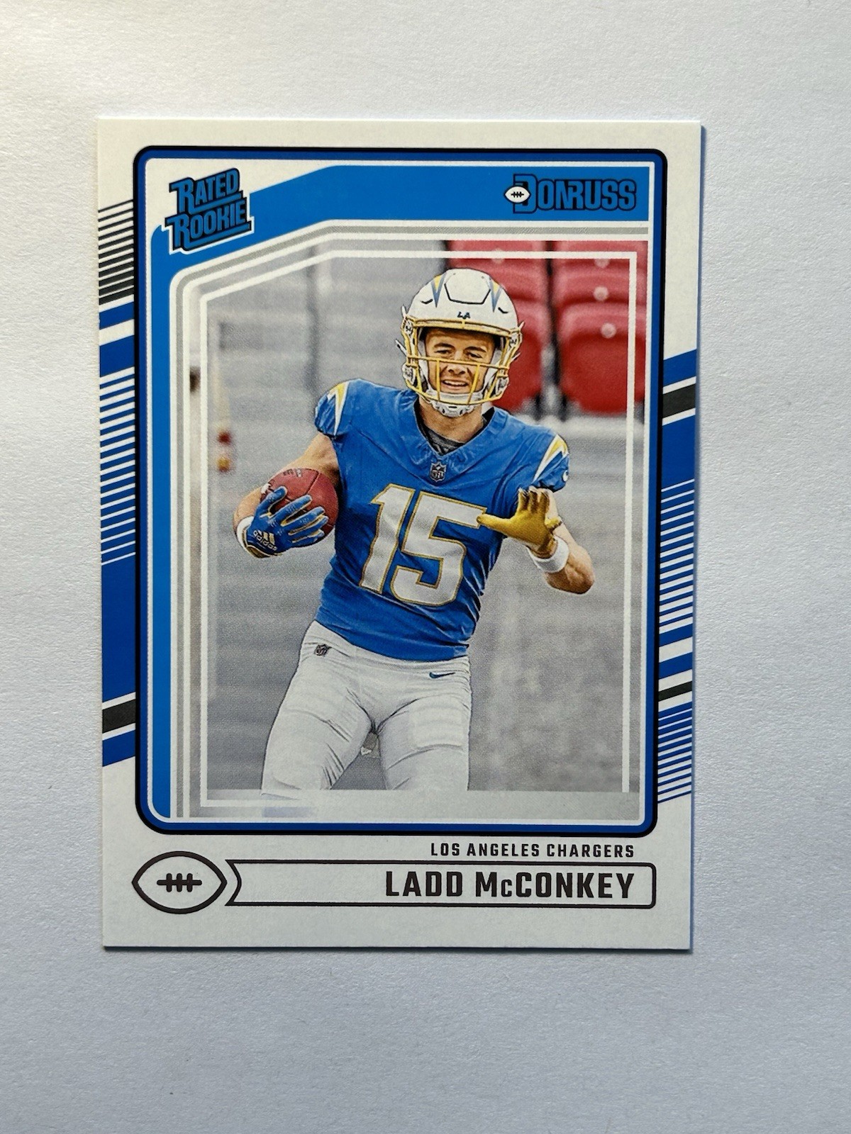 2024 Panini Donruss - Rated Rookie Ladd McConkey #328 (RC)