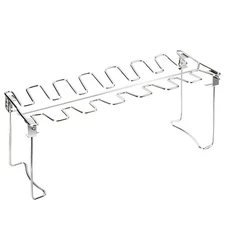 Chicken Drumstick Holder Mini BBQ Tools Stainless Steel Folding Barbecue Grill