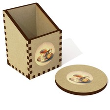 'Elegant Cup Of Tea' Desk Tidy / Pen Holder (DT00121366)