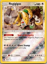 Regigigas 84/111 Rare Crimson Invasion Pokemon Reverse Holo Near Mint