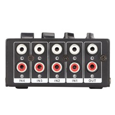 Passive Mixer  Professional   Easy Setup Distortion free 4 Channel Mixer For