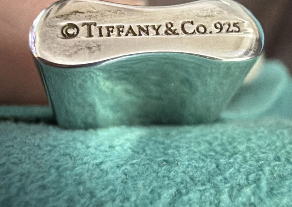 Tiffany & Co. 1837 Candado Candado Colgante Dije Plata de Ley 925 con Bolsa Foto 3 de 3