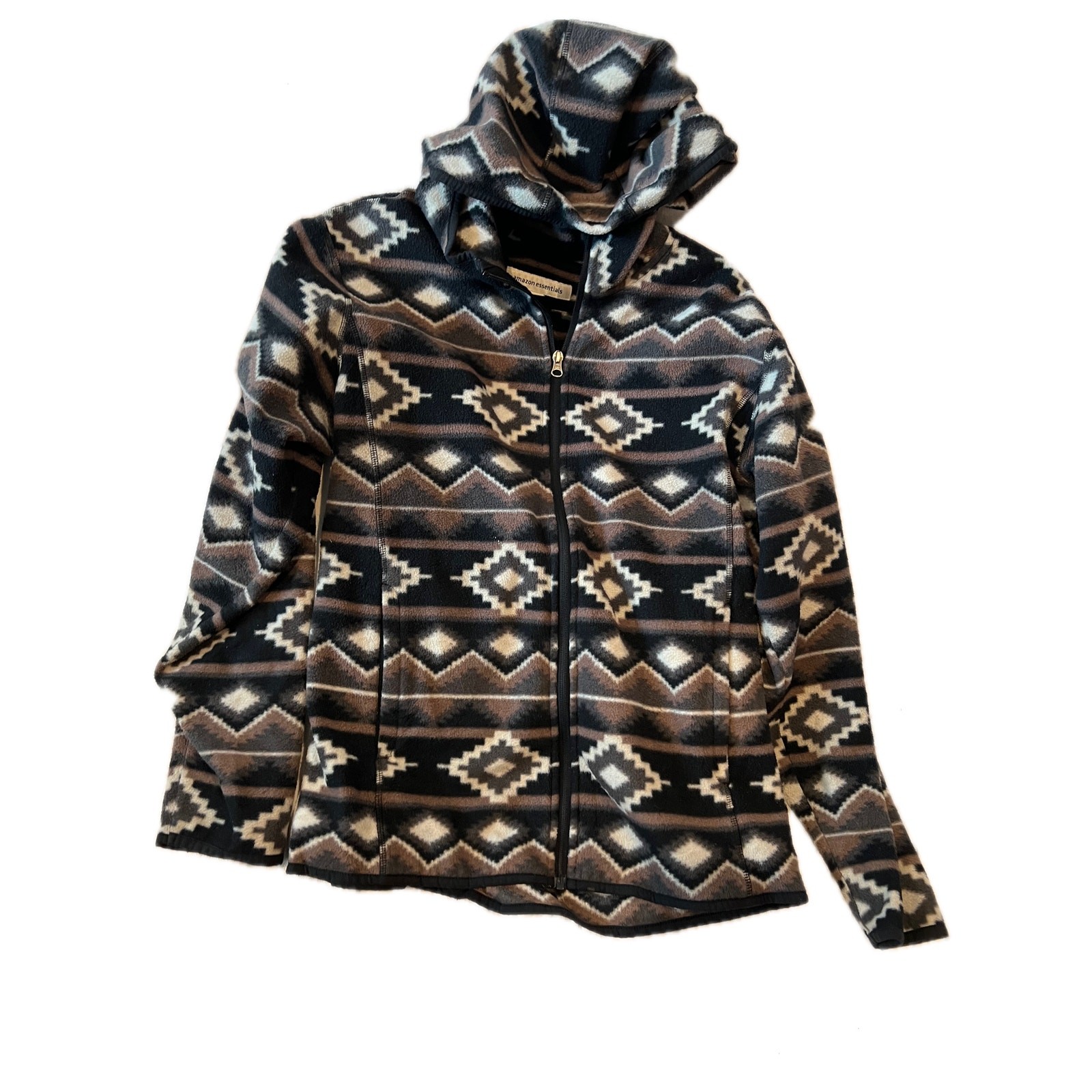 Amazon Essentials Native Pattern Hooded Shacket M… - image 1