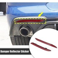 Eurowagens RüCklicht Reflektor 2 Teilig Set Rot RüCkstoßStange