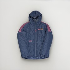 Red Bull Formula One Racing Jacket Down Puffer Men's Medium Navy And Red Accents