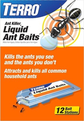 TERRO Ant Killer Bait Stations T300B - Liquid Bait to Eliminate Ants - Bait Sys