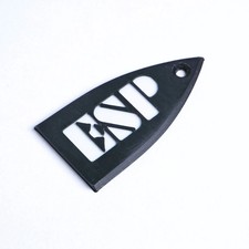ESP Truss Rod Cover for ESP LTD - ESP Logo Black White
