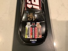 RYAN BLANEY AUTOGRAPHED 2025 FORD MUSTANG BODY ARMOR BLACK DIECAST  CARD