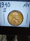 1940-S Lincoln Wheat Cent Penny 1c - VERY FINE (VF) — photo 2