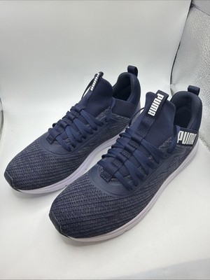 PUMA men's ENZO BETA WOVEN V3 athletic shoes size 9 M Blue. NIB