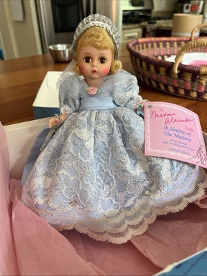 Madame Alexander Shadow of the Madame Doll Blue Dress  1990 Signed