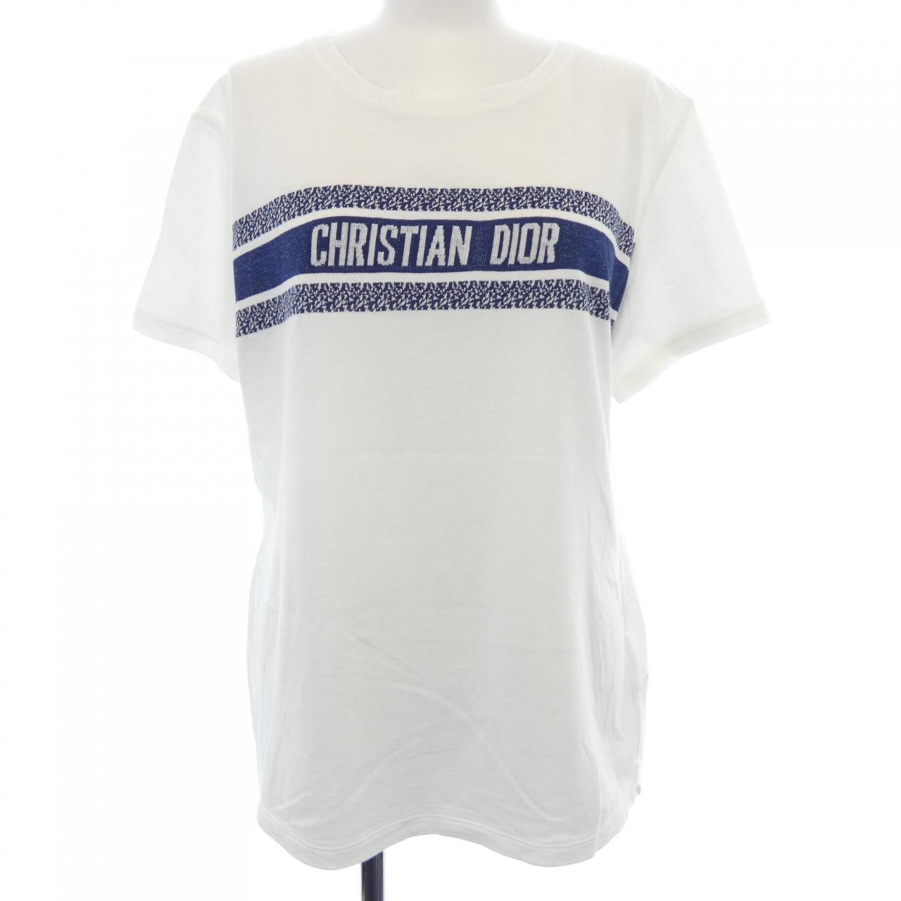 Authentic Christian Dior Signature Band ESSENTIALS 143T04A4043 T-shirt #270-...