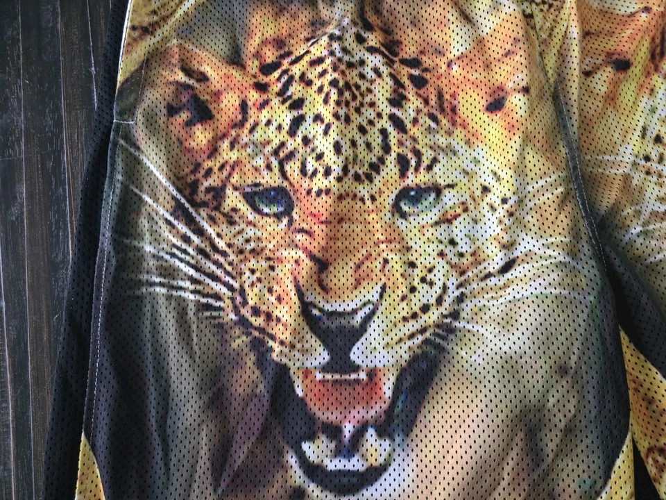 Pantalones Cortos OLD SKOOL Doble Leopardos Ropa Urbana Años 90 Y2K Hip Hop Patín Callejero Talla XL Foto 3 de 4