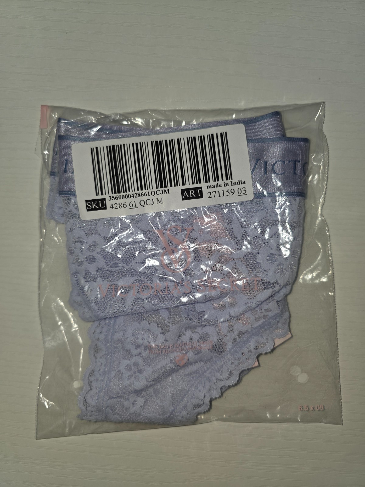 Victoria's Secret Lacie Logo Thong Panty