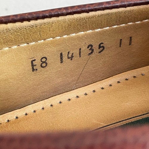 Cole Haan Loafers Mens 11 E Black Brown Leather Kiltie Buckle Detail - Picture 20 of 23