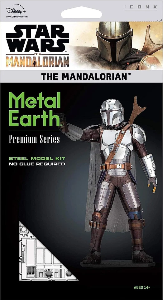 Metal Earth Premium Séries Star Wars The Mandalorien 3D Modèle + Pinces 14396 - Photo 3/3