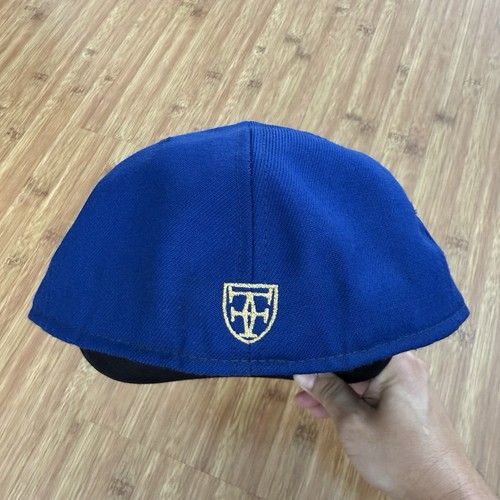 Fitted Hawaii Mua New Era 59Fifty Adult 7 3/8 (58.7cm) Gold Blue 100% Wool Hat - Picture 8 of 14