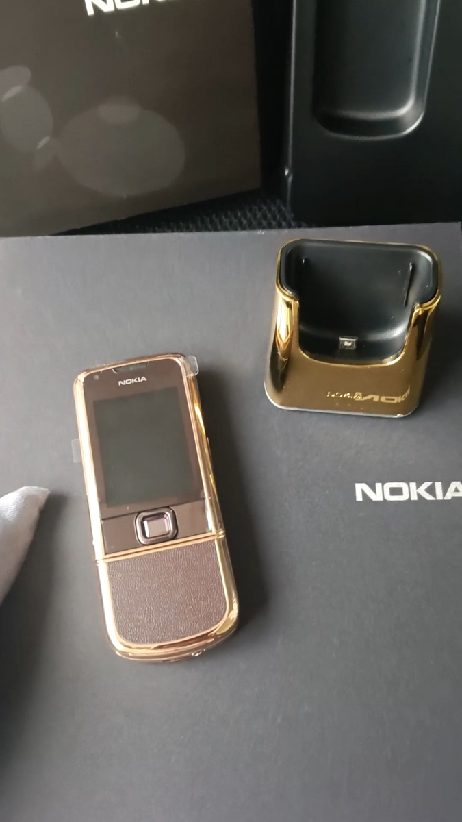 UNLOCKED - GENUINE NOKIA 8800 SAPPHIRE ARTE BROWN GOLD EDITION GSM