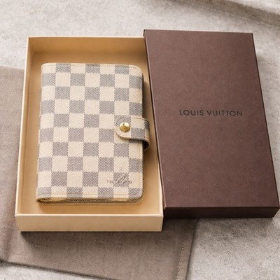 Louis Vuitton Damier Azur Canvas Small Agenda/Notebook