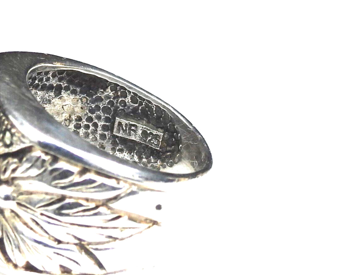 Vintage Solid 925 Sterling Silver Statement Ring … - image 12