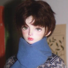 Male 1/4 BJD Doll SD Resin Ball Jointed Eyes Face Makeup Boy DIY Toys Xmas Gift