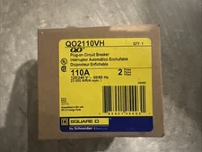 Square D QO2110VH Circuit Breaker 110A 2-Pole 120/240v