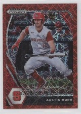 2021 Panini Prizm Draft Picks Red Velocity Prizm Austin Murr #PDP165 04h3