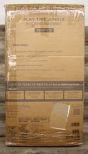 Rocking Bedside Bassinet Delta Children Playtime Jungle Lights Beige 35201-270