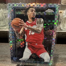 2025-26 Topps Chrome #133 Brandon Clarke Prism Refractor Memphis Grizzlies NM+