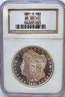 1881-S   NGC MS-65 PL   Deeply Mirrored, Frosty Motifs Morgan Silver Dollar #457