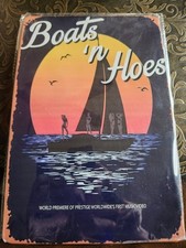Step Brothers Boats And HOES tin Sign 8x12
