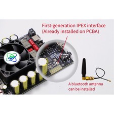 220W 220W BT 5.2 Wireless Audio Power Amplifier Portable Sound Amplifier UOLK
