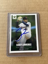 Signed 2024 Tacoma Rainiers Casey Lawrence Seattle Mariners Autographed