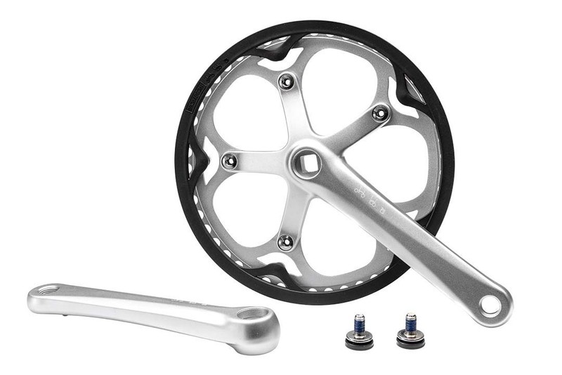 Brompton 50t One Piece Crankset With Chain Gaurd 3/32" JIS tapered