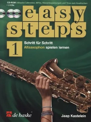 Easy Steps für Altsaxophon, m. 2 Audio-CDs + CD-ROM.Vol.1 | Jaap Kastelein
