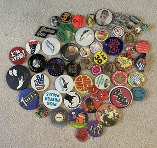 Joblot Of 50 Vintage Badges