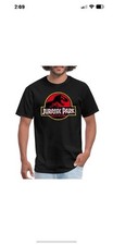 Adult Small Jurassic Park Original Tee. Dinosaur Trex