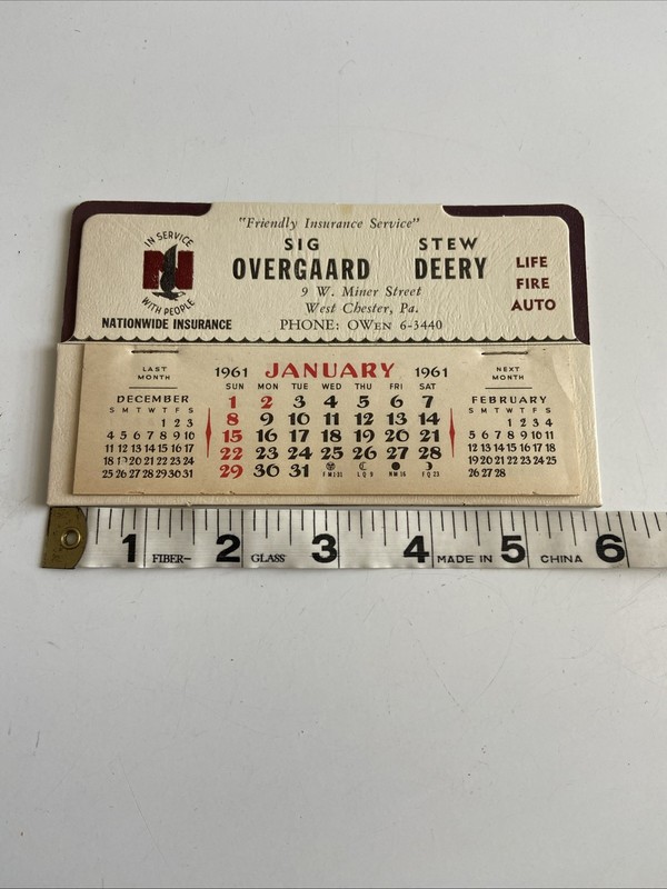 Sig Overgaard & Stew Deery Nationwide Insurance 1961 Advertisement