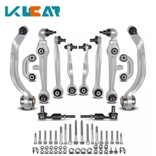 Kucar 12Pcs Control Arms Ball Joints Sway Bar Kit for Audi A4 A6 S4 Passat