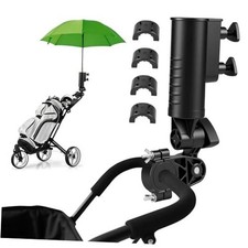 Golf Push Cart Umbrella Holder 180 Adjustable, Universal Fit with Heavy-Duty