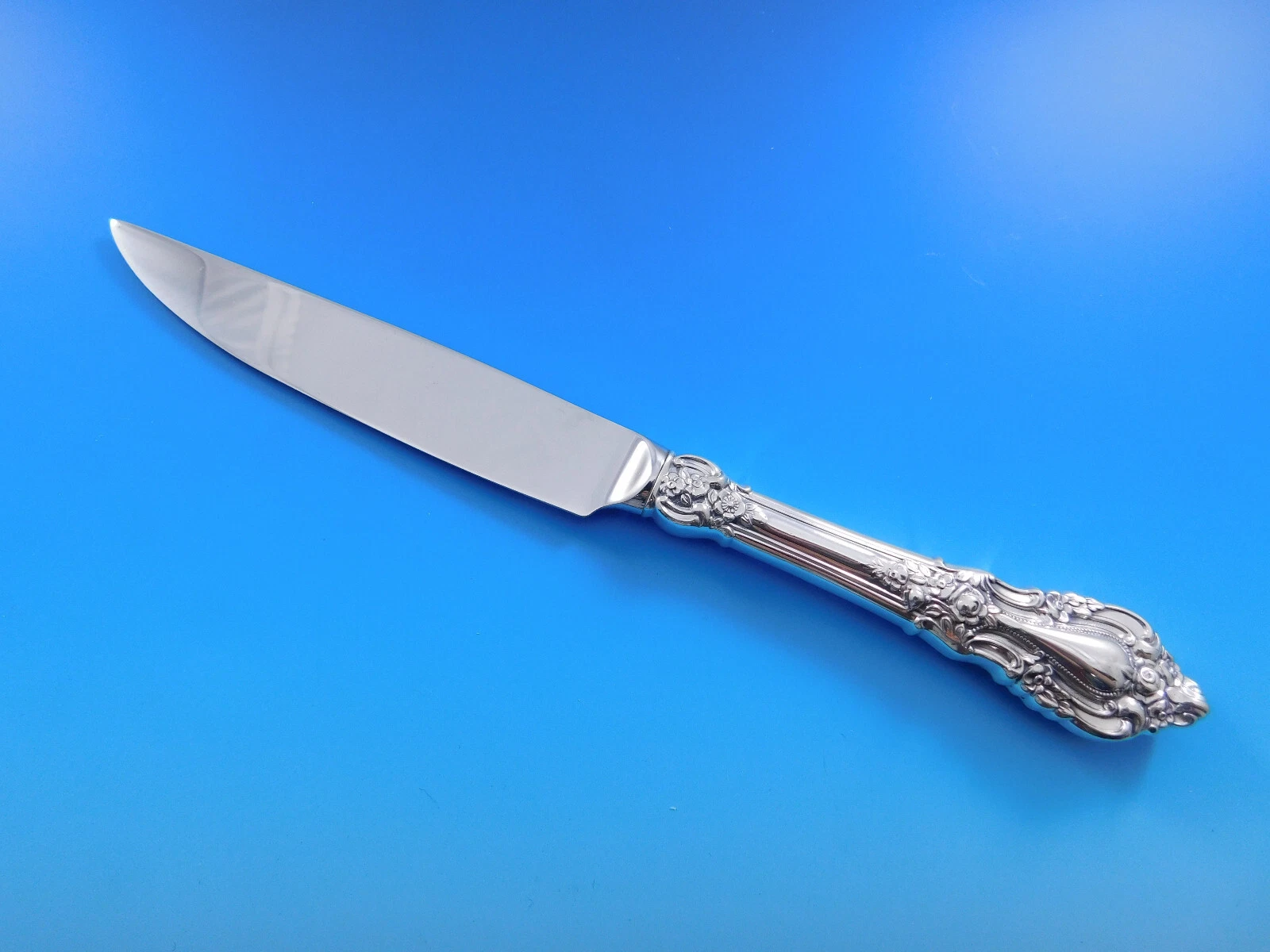 Eloquence by Lunt Sterling Silver Steak Knife 8 7/8" HHWS Custom Serrated