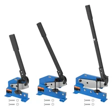 VEVOR 5/8/12 in Manual Hand Plate Shear Benchtop Cutter Metal Sheet Processing