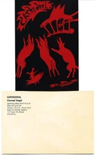 East Village Art Gallery Conrad Vogel Exhibition Card/Mailer "Cathedral"  1984