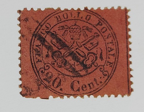 1860's Italian States Papal States Lot of 4 Stamp Mint & Used - Picture 7 of 10