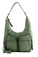 Fredsbruder Lunar Hobo Bag Schultertasche UmhäNgetasche Tasche Sage GrüN