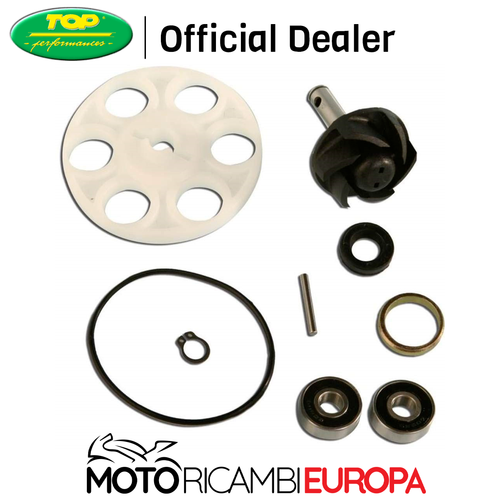 Kit Disco Traino Pompa Acqua Per Malaguti F12 Phantom LC 50 1994-1998 - Ricambio RMS - Foto 6