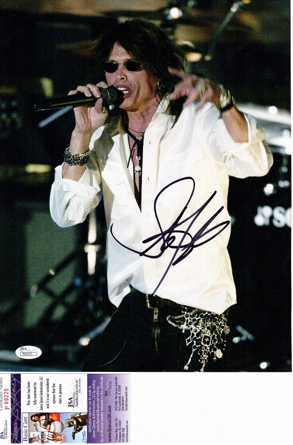 Steven Tyler Signed Aerosmith Lead Singer 11x14 inch Photo +